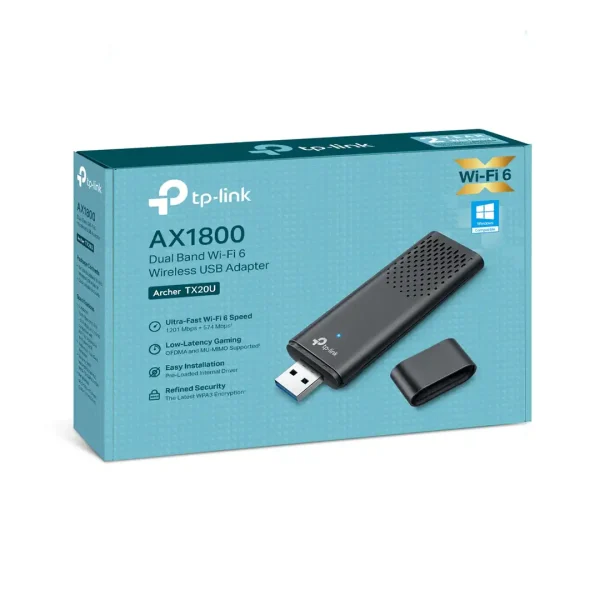 Adaptador WiFi 6 USB TP-LINK TX20U AX1800 - Image 2